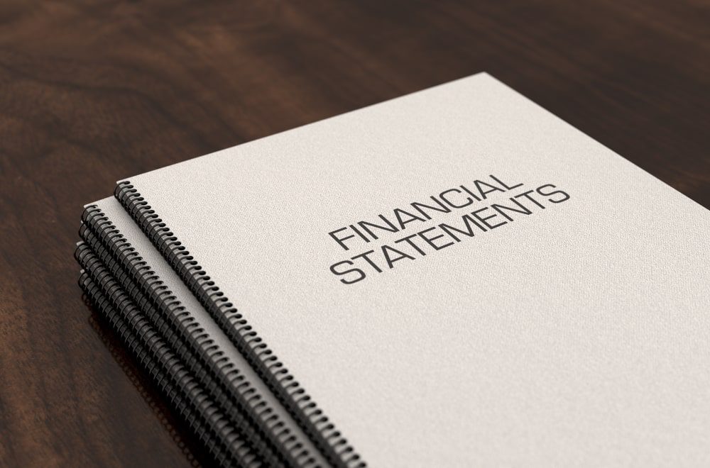 record of financial statements