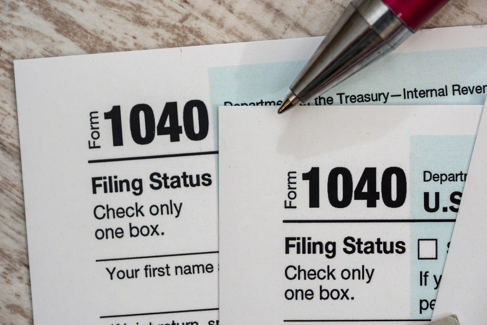 IRS tax form 1040