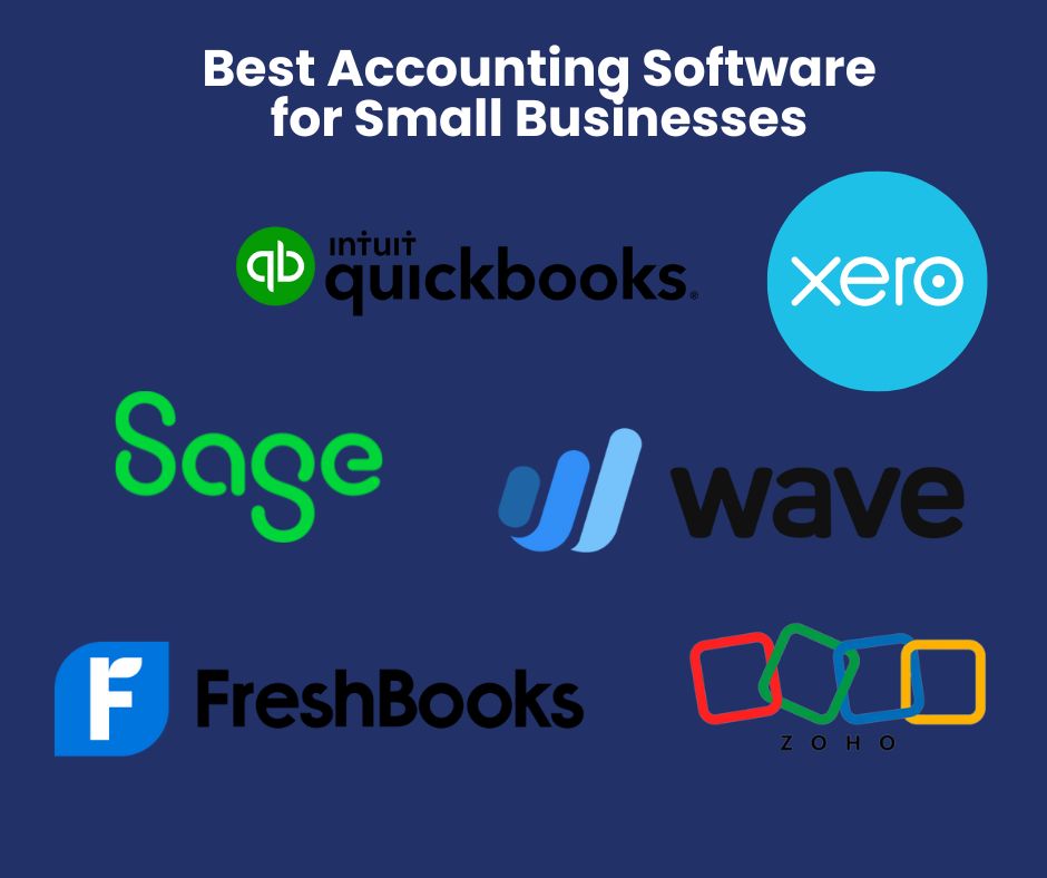 Logos of the best accounting software for small businesses
